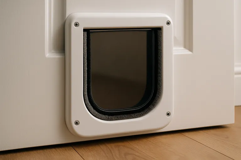 Verschillende soorten tochtvrije kattenluiken