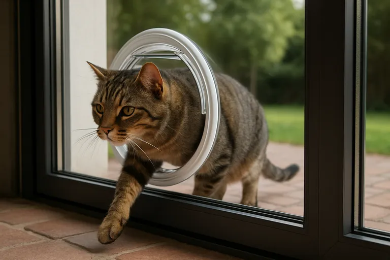 Waarom kiezen voor een kattenluik in glas?